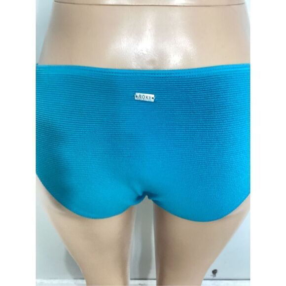 New. ROXY teal ribbed bikini. XS-top/S-bottom. Retails $109 - Picture 8 of 10